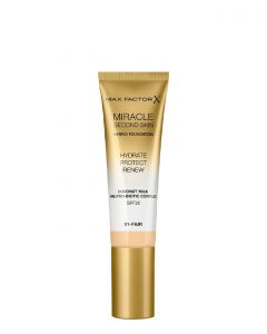 Max Factor Miracle Second Skin Foundation 001 Fair, 30 ml.